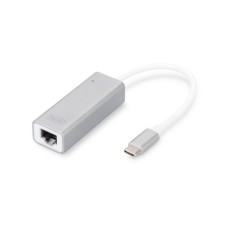 Перехідник USB-C to RJ45 Ethernet 1000Mbps Digitus (DN-3024)