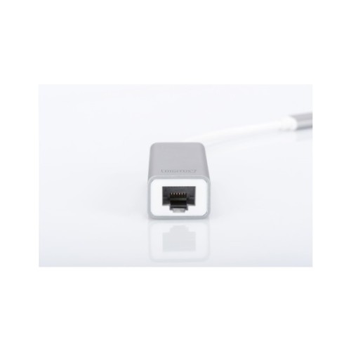 Перехідник USB-C to RJ45 Ethernet 1000Mbps Digitus (DN-3024)