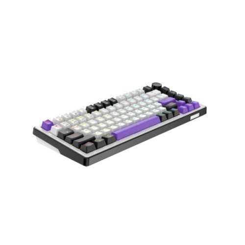 Клавіатура Hator Hellyberry HK75 Mechanical Linear RGB Wireless/Bluetooth/USB UA White/Violet (HK75_wireless)