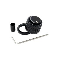 Ручка для потенціометра D'Addario Loknob Large Black Plastic Knob (PW-LNL-01B)