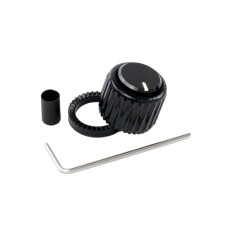 Ручка для потенціометра D'Addario Loknob Large Black Plastic Knob (PW-LNL-01B)