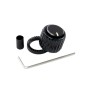 Ручка для потенціометра D'Addario Loknob Large Black Plastic Knob (PW-LNL-01B)