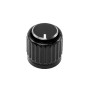Ручка для потенціометра D'Addario Loknob Large Black Plastic Knob (PW-LNL-01B)