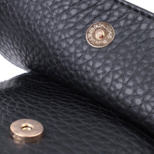 Сумка Vintage З крупнозернистої екошкіри Чорна (22763)