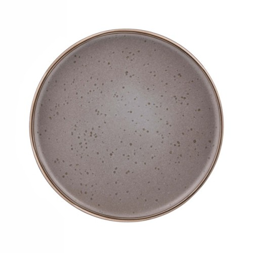 Тарілка Ardesto Fasano, 19.6см, кераміка, сіро-коричневий (AR0419GB)