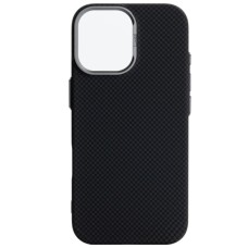 Чохол до мобільного телефона Armorstandart LikeCarbon2 MagCase Apple iPhone 17 Kevlar Black (ARM88379)