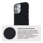 Чохол до мобільного телефона Armorstandart LikeCarbon2 MagCase Apple iPhone 17 Kevlar Black (ARM88379)
