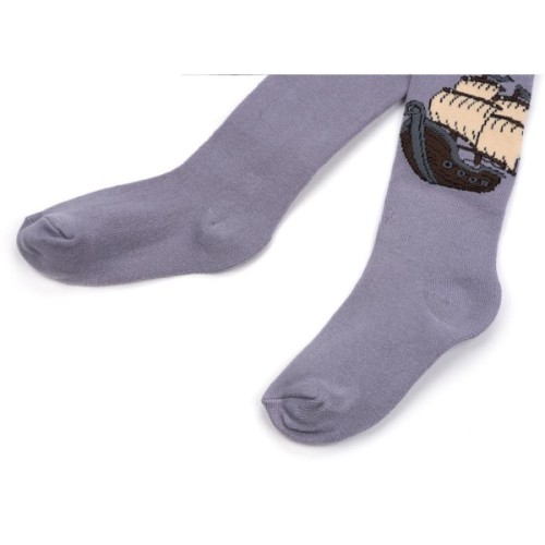 Колготки дитячі BNM з вітрильником (M0C0301-1020-98B-darkgray)