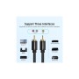 Кабель мультимедійний 1xRCA M to 1xRCA M 2.0m digital black Vention (VAB-R09-B200)