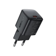 Зарядний пристрій Acefast USB-C 30W GaN + cable USB-C black (6974316285175) Зарядний пристрій Acefast USB-C 30W GaN + cable USB-C black (6974316285175)