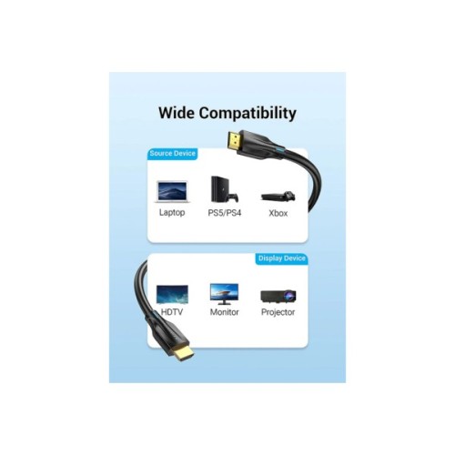 Кабель мультимедійний HDMI M to HDMI M 3.0m V2.1 8K60Hz Vention (AANBI)
