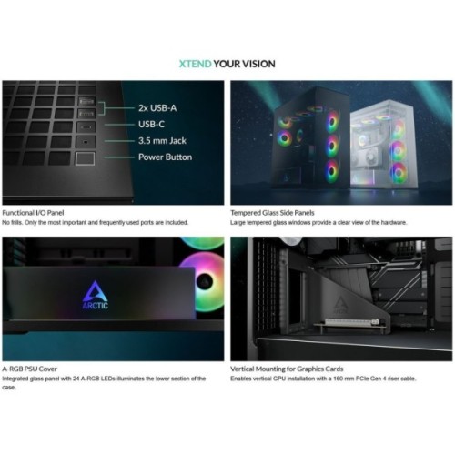 Корпус для ПК Arctic XTENDERVG B (ACPCC00019A)