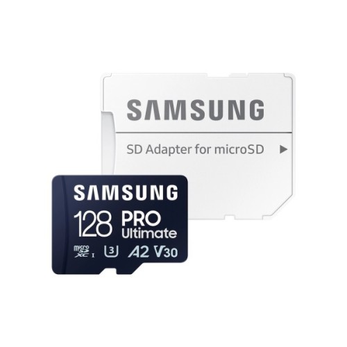 Карта пам'яті Samsung 128GB microSDXC class 10 UHS-I U3 V30 A2 Pro Ultimate (MB-MY128SA/WW)