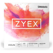 Струни для скрипки D'Addario ZYEX Violin String Set 4/4 Medium Tension (DZ310A 4/4M)