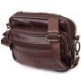 Сумка Vintage Поясна з натуральної шкіри Коричнева (21486)