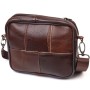 Сумка Vintage Поясна з натуральної шкіри Коричнева (21486)
