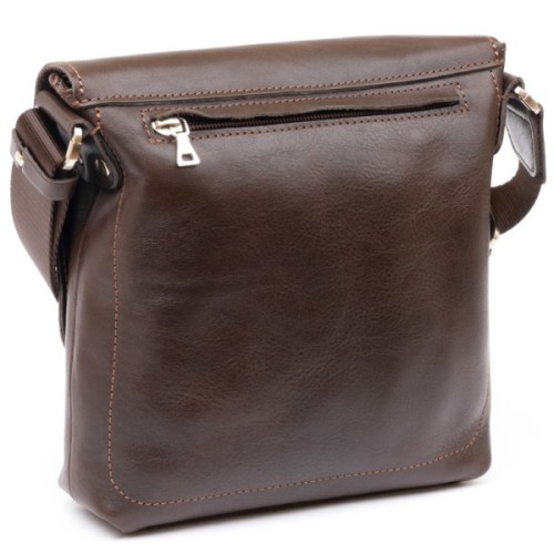 Сумка Grande Pelle У гладкій шкірі Шоколадна (11334)