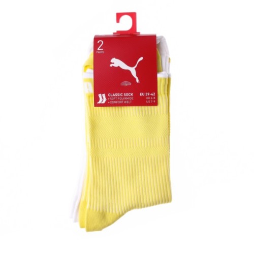 Шкарпетки Puma Sock Classic Women 2P 103003001-013 жовтий, білий 35-38 (8718824799070)