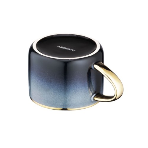 Чашка Ardesto Andria, 300мл, кераміка, синьо-сірий (AR2939MRG)