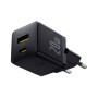 Зарядний пристрій Baseus Palm Fast Charger C+U 20W black (P10111608113-00)