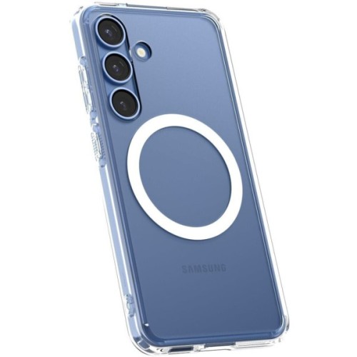 Чохол до мобільного телефона Spigen Samsung Galaxy S25+, Ultra Hybrid MagFit, Clear White (ACS08981)