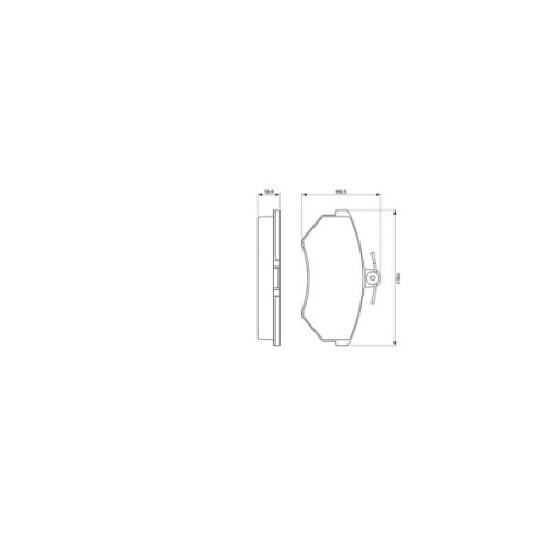 Гальмівні колодки Bosch 0 986 460 944