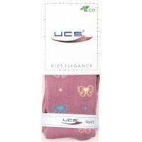 Колготки дитячі UCS Socks з бантиками (M0C0301-2427-86G-cream)
