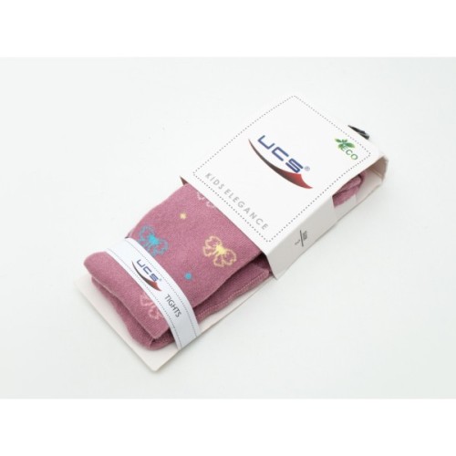 Колготки дитячі UCS Socks з бантиками (M0C0301-2427-86G-cream)