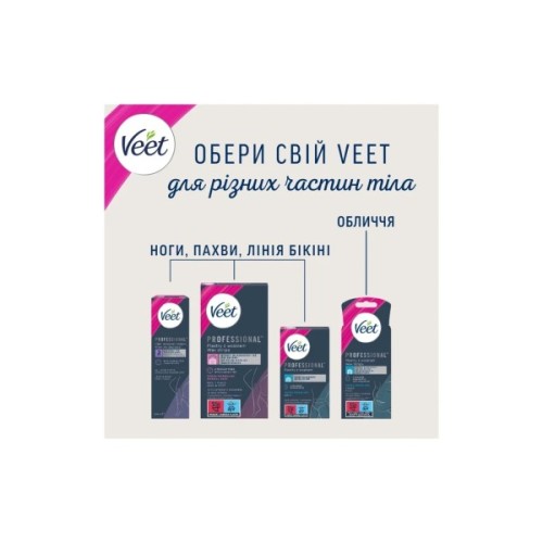 Крем для депіляції Veet Professional для всіх типів шкіри з Олією ши 100 мл (5900627099034)