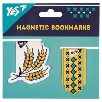 Закладки для книг Yes магнітні Ukraine, 2шт (708123)