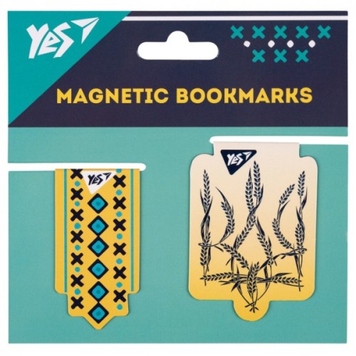 Закладки для книг Yes магнітні Ukraine, 2шт (708123)