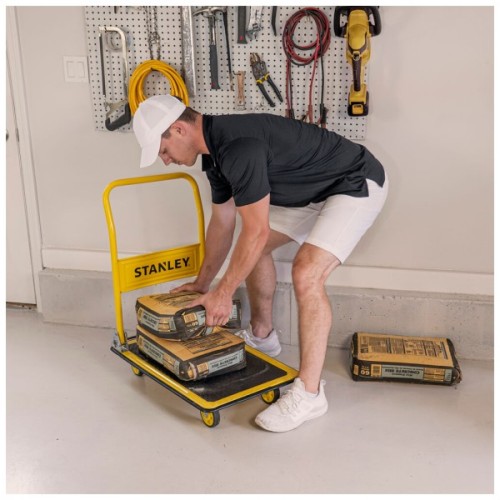 Візок вантажний Stanley платформний, антиковзна поверхня, платформа 73,5x47см, до 150кг (SXWT-PC527)