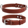 Нашийник для тварин Collar одинарний Ш 25 мм Д 38-50 см коричневий (02196)