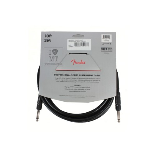 Інструментальний кабель Fender Cable Professional Series 10' Black (228458)