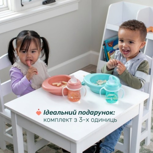 Набір дитячого посуду Chicco Set Prima Pappa 6м+ Блакитний (16200.25)
