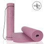 Килимок для йоги PowerPlay 4010 PVC Yoga Mat 173 x 61 x 0.6 см Рожевий (PP_4010_Rose_(173*0,6))