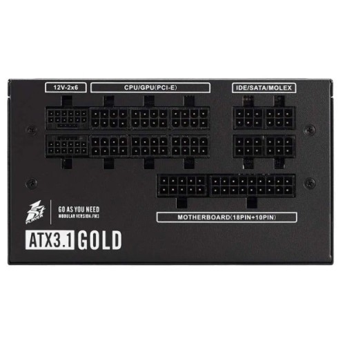 Блок живлення 1stPlayer 1200W (NGDP-GLD-1200-BK-EU)