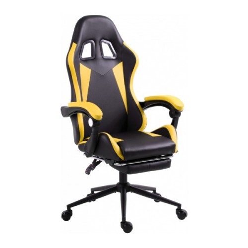 Крісло ігрове GT Racer X-2323 Black/Yellow