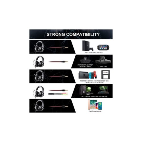 Навушники OneOdio A71M 3,5мм/6,35мм Black (A71M Black)