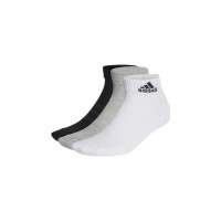 Шкарпетки Adidas C SPW ANK IC1281 3P білий, чорний, сірий XL (46-48) (4066746302033)