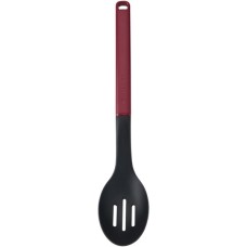 Ложка кухарська KitchenAid Classic для сервірування з прорізами 34 см червоний (KHA004OHEREG)