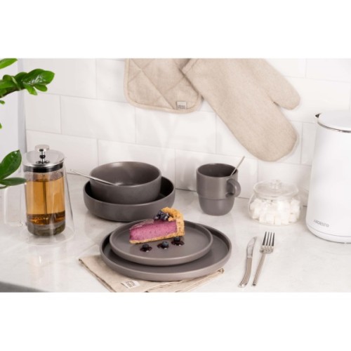 Тарілка Ardesto Trento Dessert 20,5 см Grey (AR2920TG)