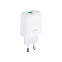 Зарядний пристрій HOCO C72Q Glorious USB QC3.0 18W White (6931474732514)