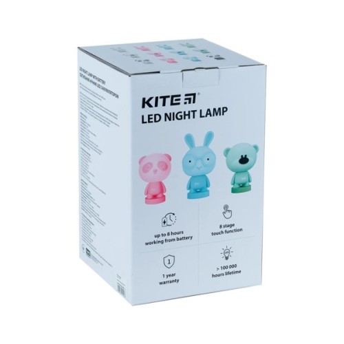Нічник Kite Світильник LED з акумулятором Bear, рожевий (K24-490-2-2)
