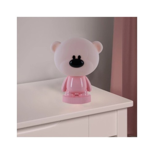 Нічник Kite Світильник LED з акумулятором Bear, рожевий (K24-490-2-2)
