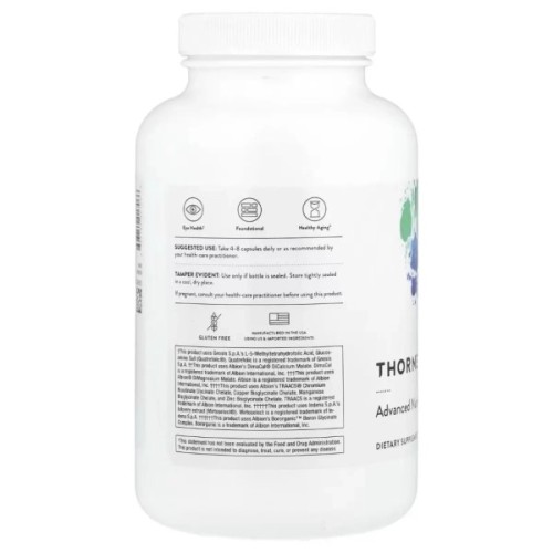 Вітамінно-мінеральний комплекс Thorne Research Комплекс поживних речовин, Advanced Nutrients, 240 капсул (THR-01706)