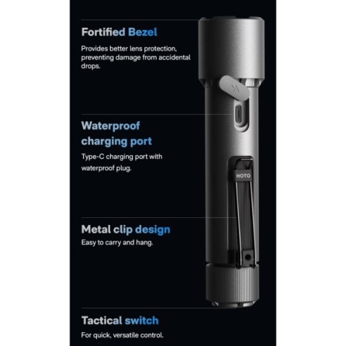 Ліхтар Xiaomi HOTO Flashlight Tactics 2300 (QWSDT005)
