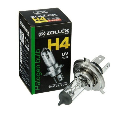 Автолампа Zollex H4 24V 75/70W 43T (2810024)