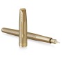 Ручка пір'яна Parker SONNET 17 SE Cisele Gold GT FP18 F + бархатний чохол (68 611)