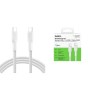 Дата кабель USB-C to USB-C 2.0m 240W white Belkin (CAB025HQ2MWH)